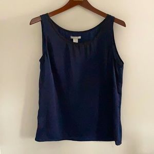 Faux Silk Sleeveless blouse.